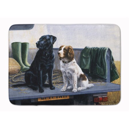 Carolines Treasures The Tailgate Labrador Springer Spaniel Machine Washable Memory Foam Mat BDBA0341RUG